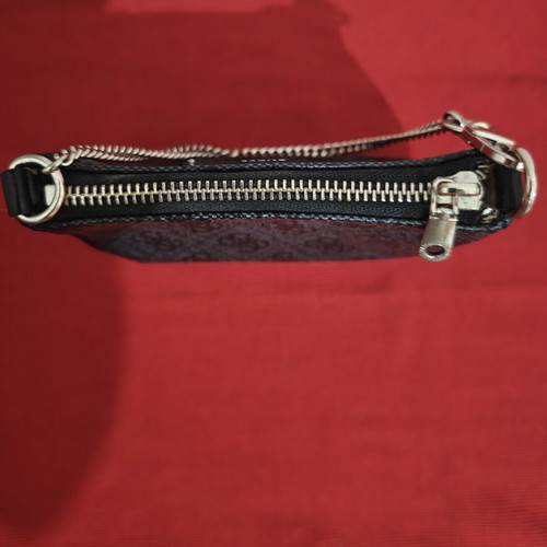 Guess Orlina shoulder and handbag with chain, like new, black and gray