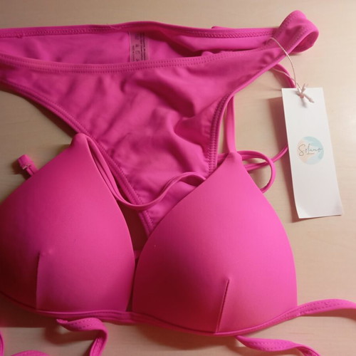 Solano Swimwear Fuchsia Bikini New, Size XS