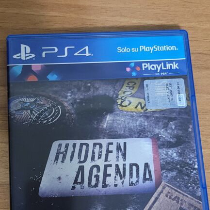 Hidden Agenda PS4 game, European version