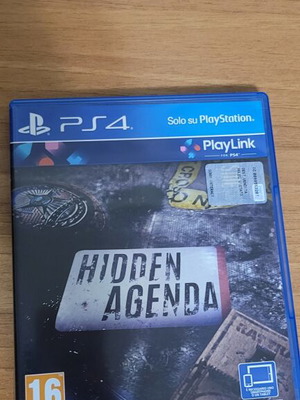 Hidden Agenda PS4 game, European version