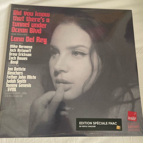 Lana Del Rey Did You Know That Theres A Tunnel Under Ocean Blvd Fnac Exclusive Red Vinyl New