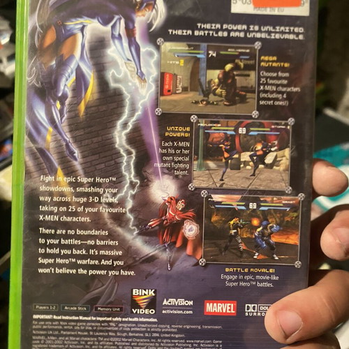 X-Men Next Dimension Xbox game