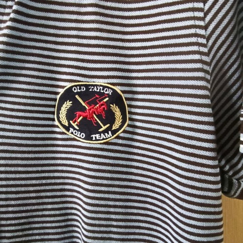 Old Taylor Polo-type T-shirt used, multicolor, size L