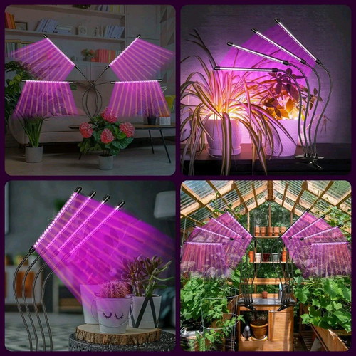 Tabletop Grow Light with 80 LEDs and 80W Power 65cm