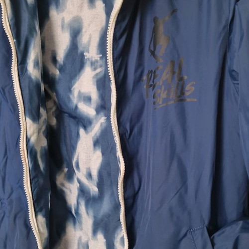 Prenatal reversible kids jacket used, blue, size 116 cm
