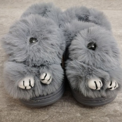 Lee Cooper children's slippers new, grey winter house shoes