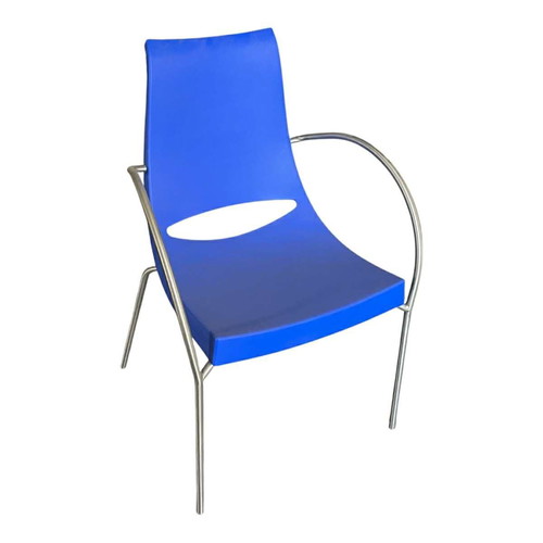 Chairs 2 pcs and armchairs 2 pcs in PVC new for garden veranda kitchen