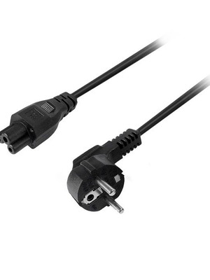 Καλώδιο τροφοδοσίας AKYGA AK-NB-01A 3-pin, 1.5μ, μαύρο, καινούργιο