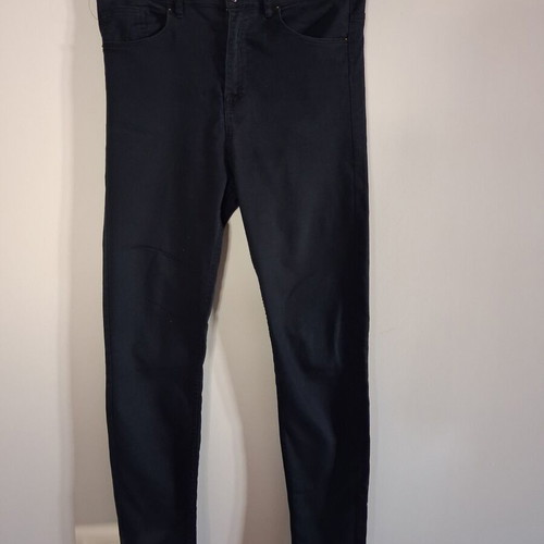 H&M Black Skinny High-Waist Jeans Like New, Size 40
