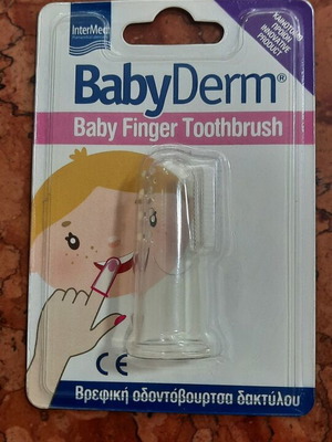 Intermed Babyderm Baby Finger Toothbrush new