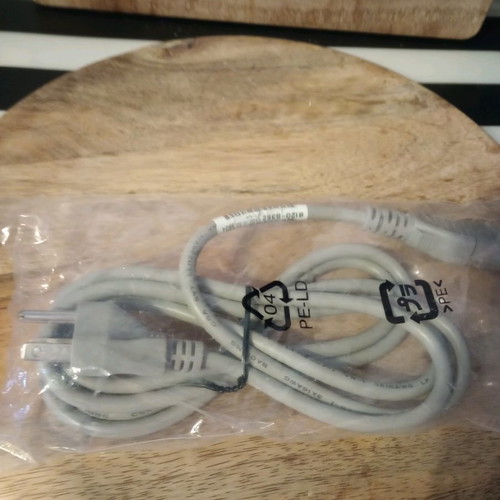 Computer power cable new, sealed in packaging