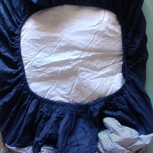 Prenatal Crib Sleeping Bag like new with fitted sheet