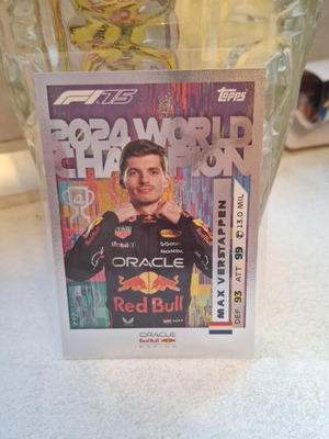 Max Verstappen 2024 World Champion Topps Turbo Attax card