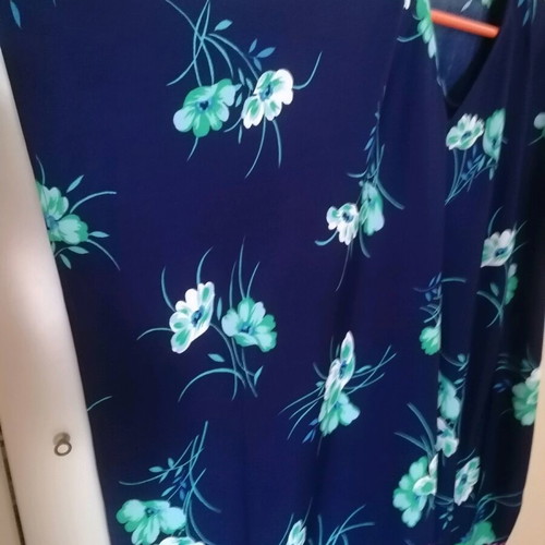 Kaftan dress long floral used, sizes up to XL
