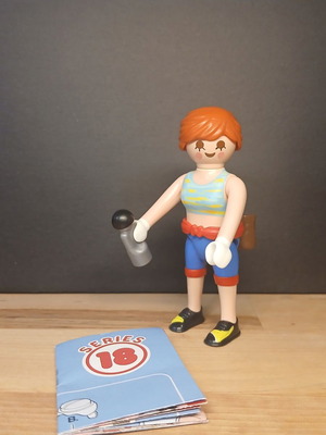 Playmobil Series 18 Girl New in a ZIP Bag