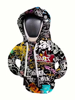 Gear shift cover new with graffiti logo