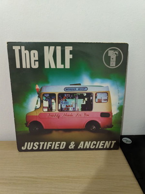 12" The KLF Justified & Ancient vinyl used, electronic