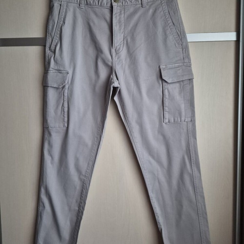 Zara men's cargo pants size M light gray like new