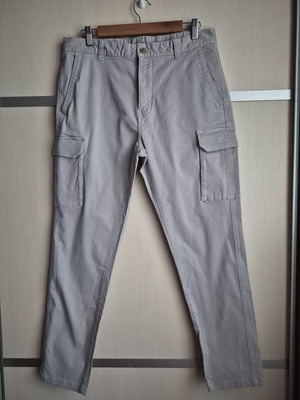 Zara men's cargo pants size M light gray like new