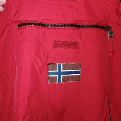 Napapijri jacket red size S like new
