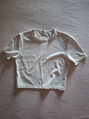 Pink Woman blouse white, like new, size S