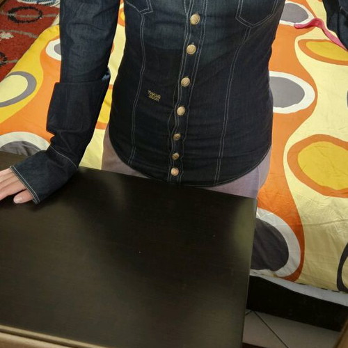 Denny Rose women's denim shirt like new, blue, size L