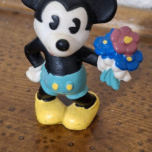 Mickey & Minnie Mouse vintage 80s figure set used, PVC