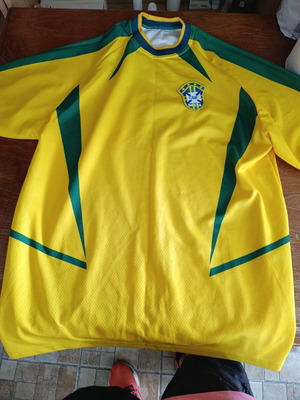 Retro Brazil National Football Jersey used