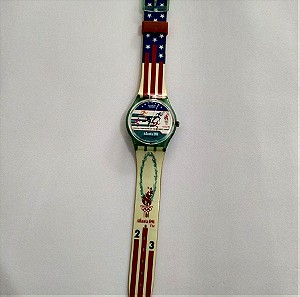 !ΔΕΙΤΕ ΠΕΡΙΓΡΑΦΗ! Vintage Ρολόι Swatch Oλυμπιακοί Αγώνες Atlanta 1996