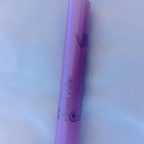 Avon purple metallic eyeshadow used