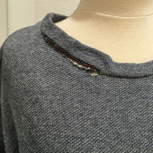 Brand Unique Dress S/M like new, gray and blue