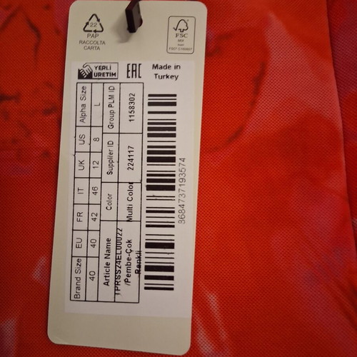 Trendyol maxi dress new, pink, size L