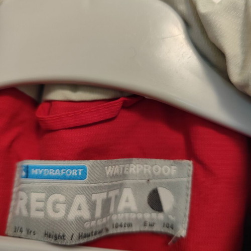 Regatta jacket like new for ages 3-4, size 104 cm