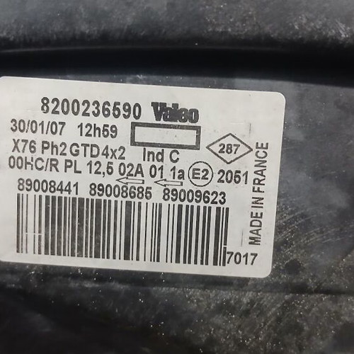 Renault Kangoo headlights used, left and right light 2003-2008