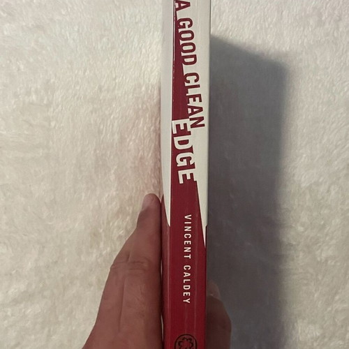 A Good Clean Edge by Vincent Caldey, YA thriller paperback