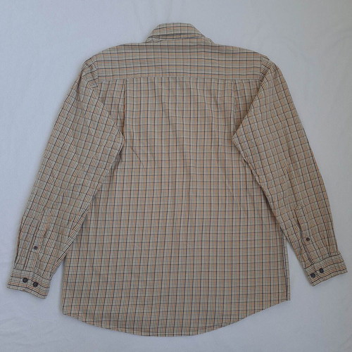 Seeland men's hunting shirt size L, checked, long sleeve, cotton, like new