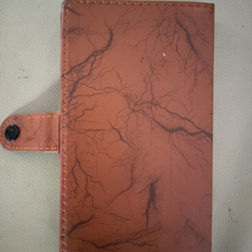 Chenbo pocket diary with brown faux leather cover, like new