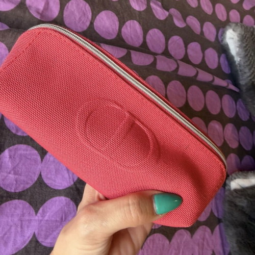Dior toiletry bag like new, red