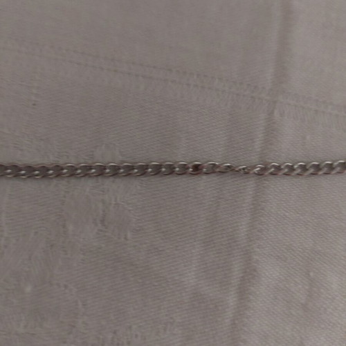 Bracelet from stainless steel like new, silver color, length 17+5 cm