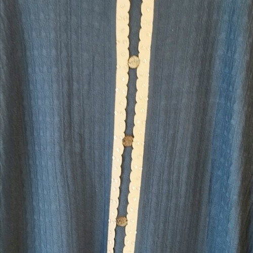 Unique blouse used blue, size Large