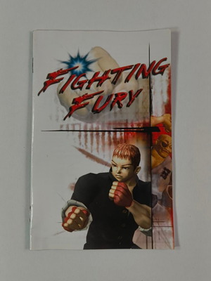 Fighting Fury PS2 manual used, English edition