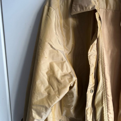 Women's gold jacket branded like new, size XL