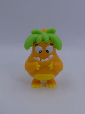 Kinder Maxi Monster Kolour παιχνίδι μεταχειρισμένο πορτοκαλί με πράσινα μαλλιά