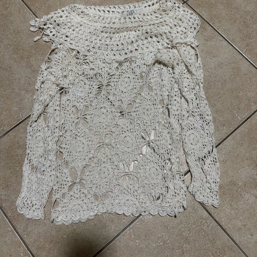 Handmade blouse like new, white