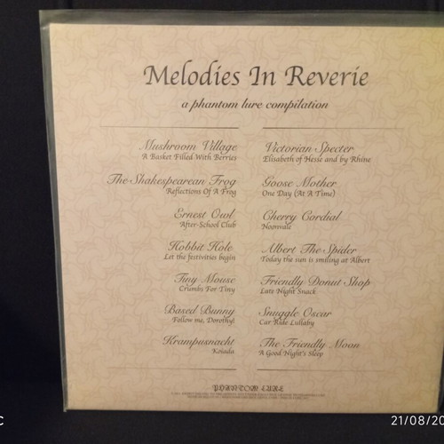 Melodies in Reverie A Phantom Lure Compilation Vinyl LP