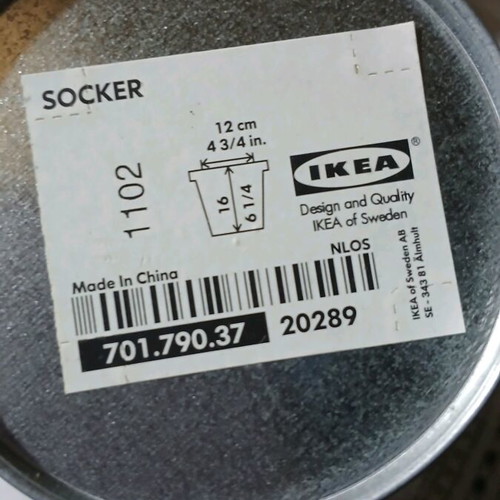 IKEA kaspo set of 4 pieces new