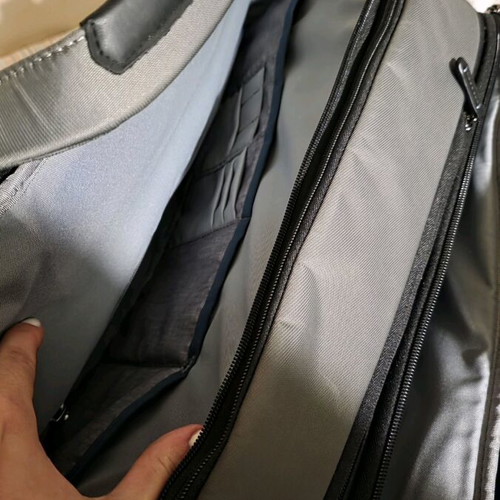 Samsonite laptop bag like new, gray, fits up to 17 inches