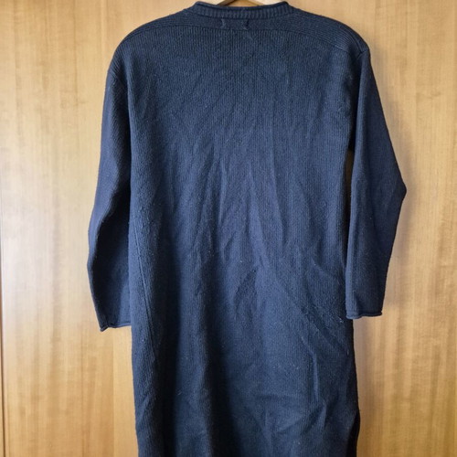 Wool cardigan, black, size S/M, 3/4 sleeves
