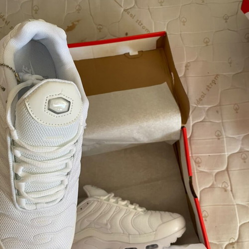Nike Air Max Plus TN white sneakers new, athletic style