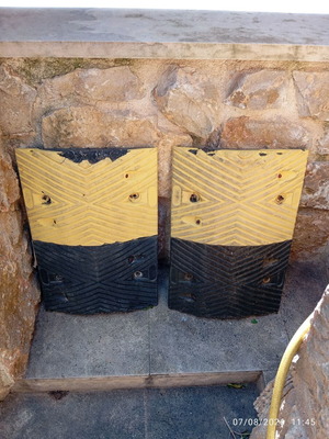 Speed bumps, set of two for parking or other use